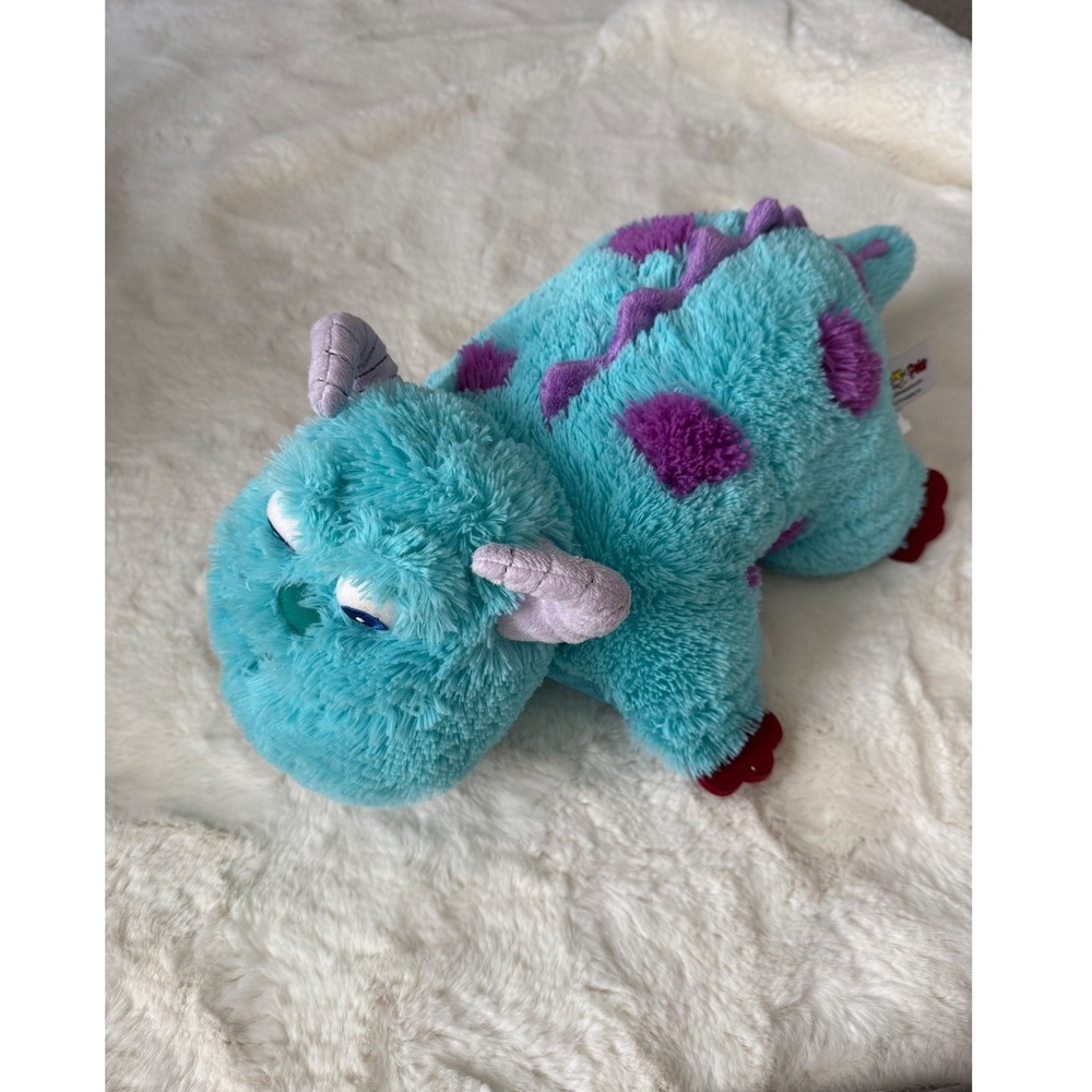 Pillow Pets Disney Monsters Inc Sulley Plush Pixar Toy Nostalgic Stuffed Animal